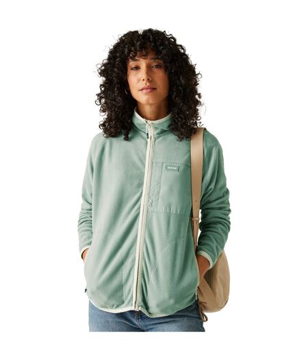 Womens/ladies Lilana Full Zip Fleece Jacket Glacier Light Vanilla Regatta