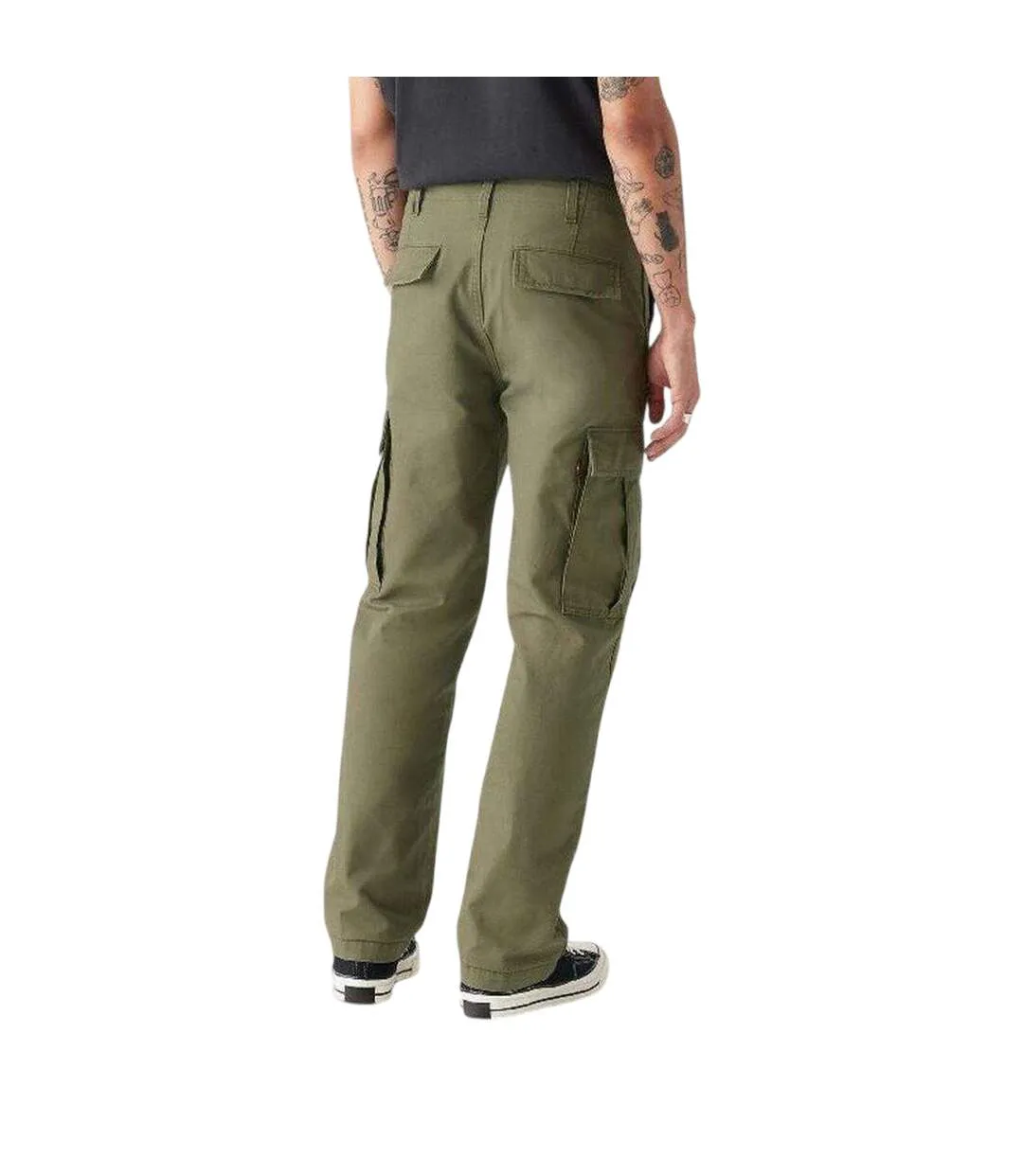 Pantalon À Poches Homme Kaki Foncé Levis-3