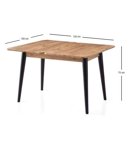 Table de repas extensible Dolunay