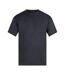 Unisex Adult Midweight Organic T-shirt Carbon Anthem-1