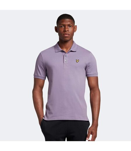 Polo Uni Homme Violet Clair Lyle & Scott