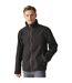 Mens Waterproof Soft Shell Jacket Black Mineral Grey Regatta Professional-1