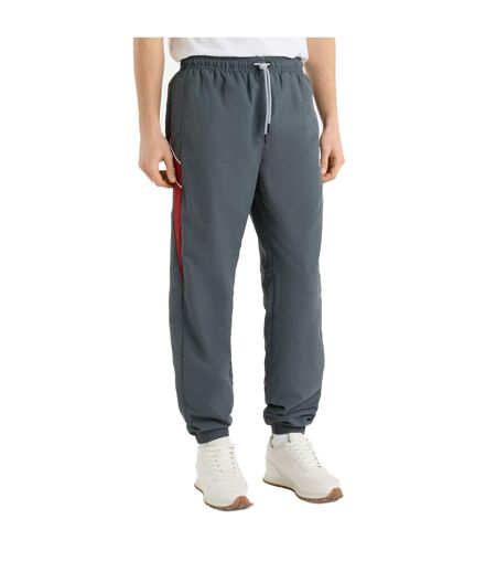 Mens Relaxed Fit Tracksuit Bottoms Iron Gate Red Dahlia Brilliant White Umbro