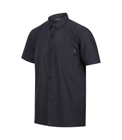 Regatta Mens Mindano VII Triangle Short-Sleeved Shirt (Seal Grey) - UTRG9578