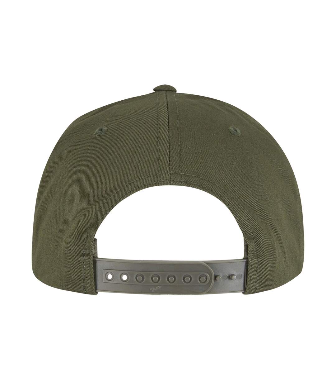Casquette De Baseball Yupoong Adulte Vert Olive Noir Flexfit-2
