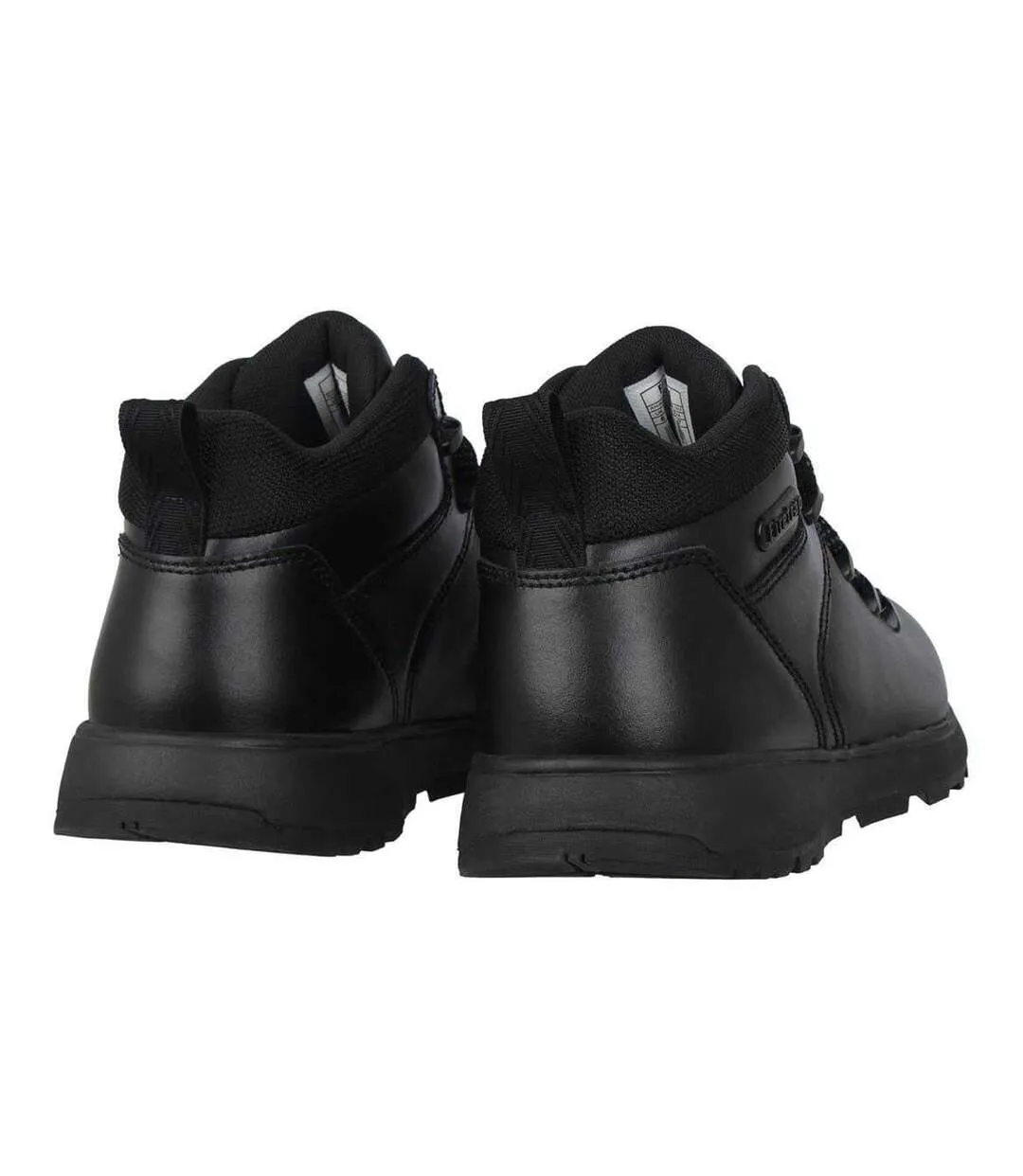 Mens Rhino Logo Leather Boots Black Firetrap-2