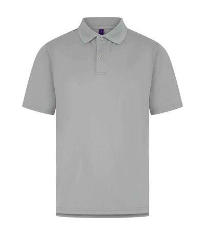 Polo homme argenté Henbury