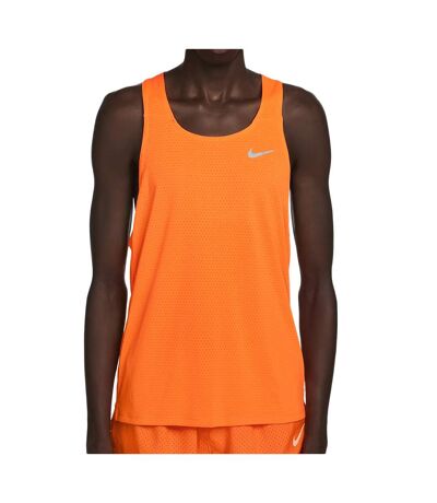 Débardeur Orange Fluo Homme Nike Fast Singlet