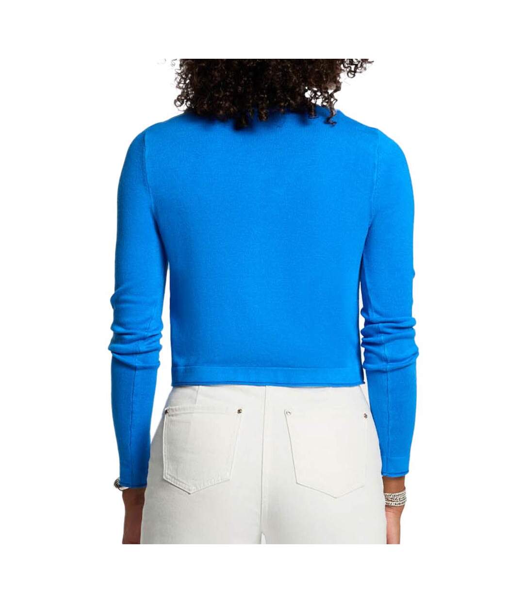 Gilet bleu femme morgan mzina-2