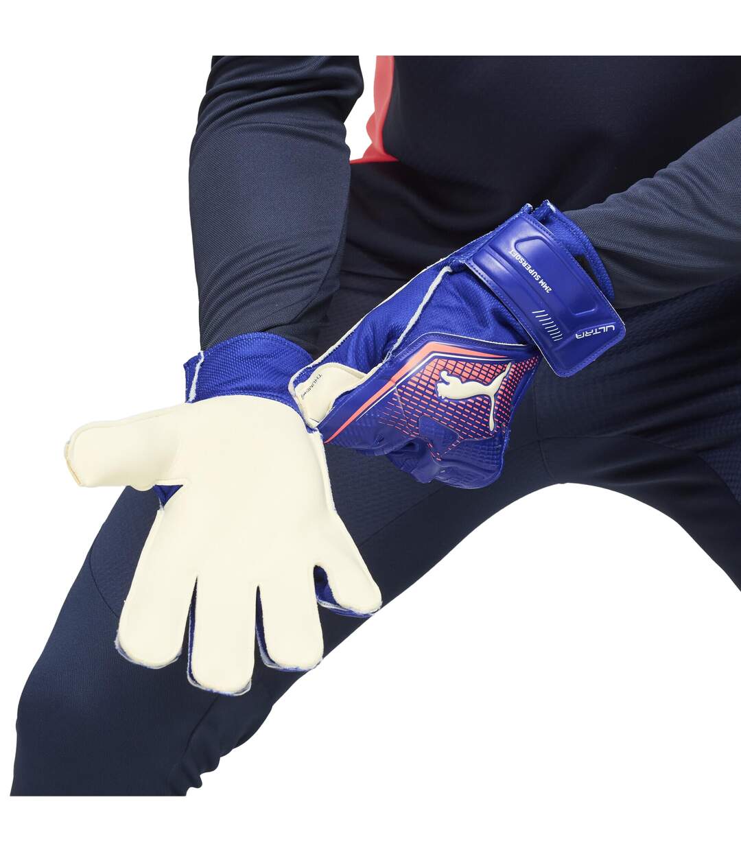 Gants De Gardien De But Ultra Play Homme Blanc Bleu Puma-2