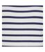 Womens/ladies Breton Contrast Striped Long-sleeved T-shirt Chalk Lazy Jacks-3