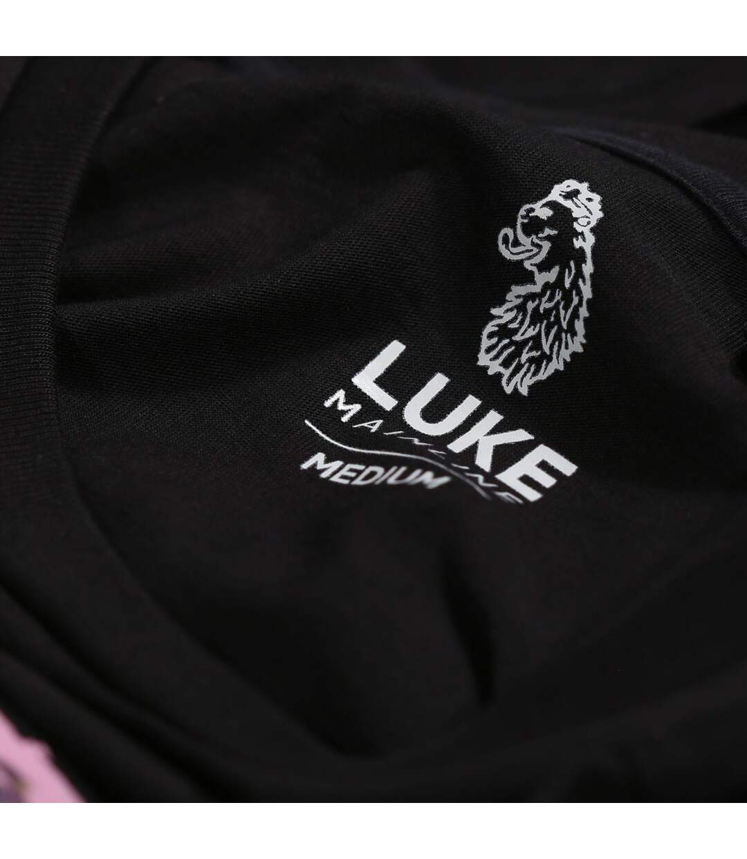 T-shirt Style Imprimé Feuille Cogolin Homme Noir Luke 1977-4