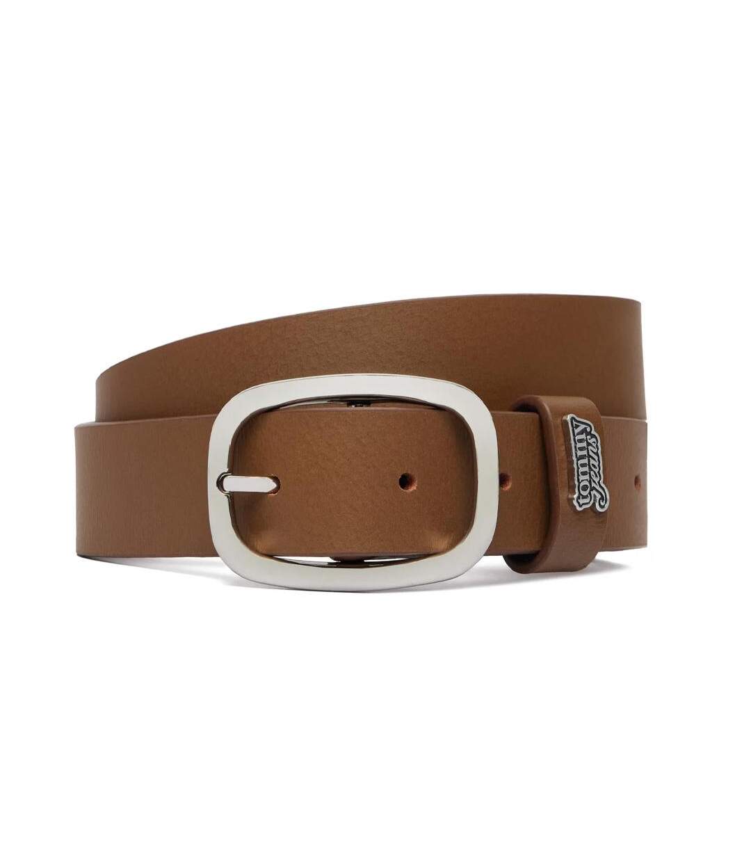 Ceinture camel femme tommy hilfiger tjw oval 3.0-1
