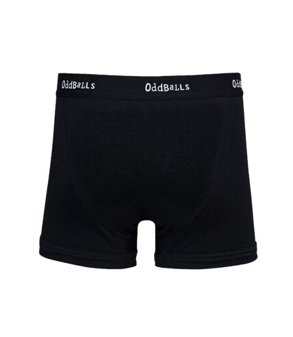 OddBalls Mens Plain Boxer Shorts (Classic Black) - UTOB101