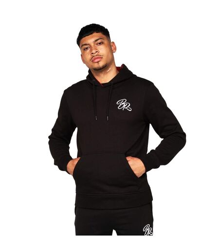 Sweat à capuche fontaine homme noir Born Rich