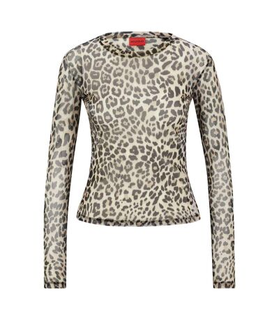Womens/ladies Diralina 2 Long-sleeved Top Multicoloured Hugo