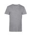 Mens E150 T-shirt Grey Heather B&C-1