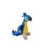 Jouet Peluche pour Chien Perroquet 33cm Bleu