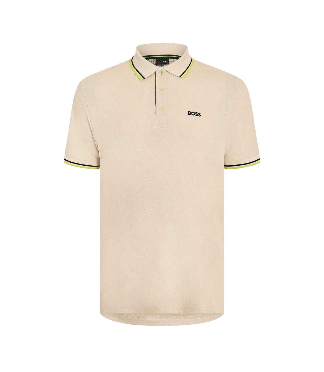 Polo Manches Courtes Paddy Homme Blanc Boss-1