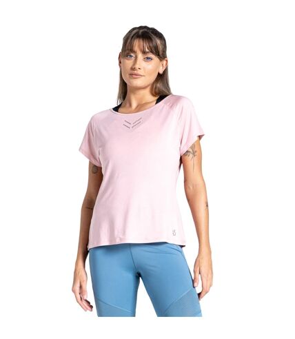 T-shirt crystallize femme rose pâle Dare 2B