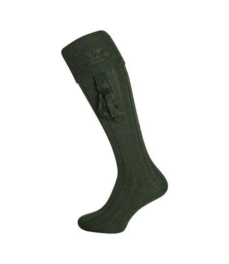 Chaussettes De Chasse Motif/style Uni Adulte Vert Jack Pyke