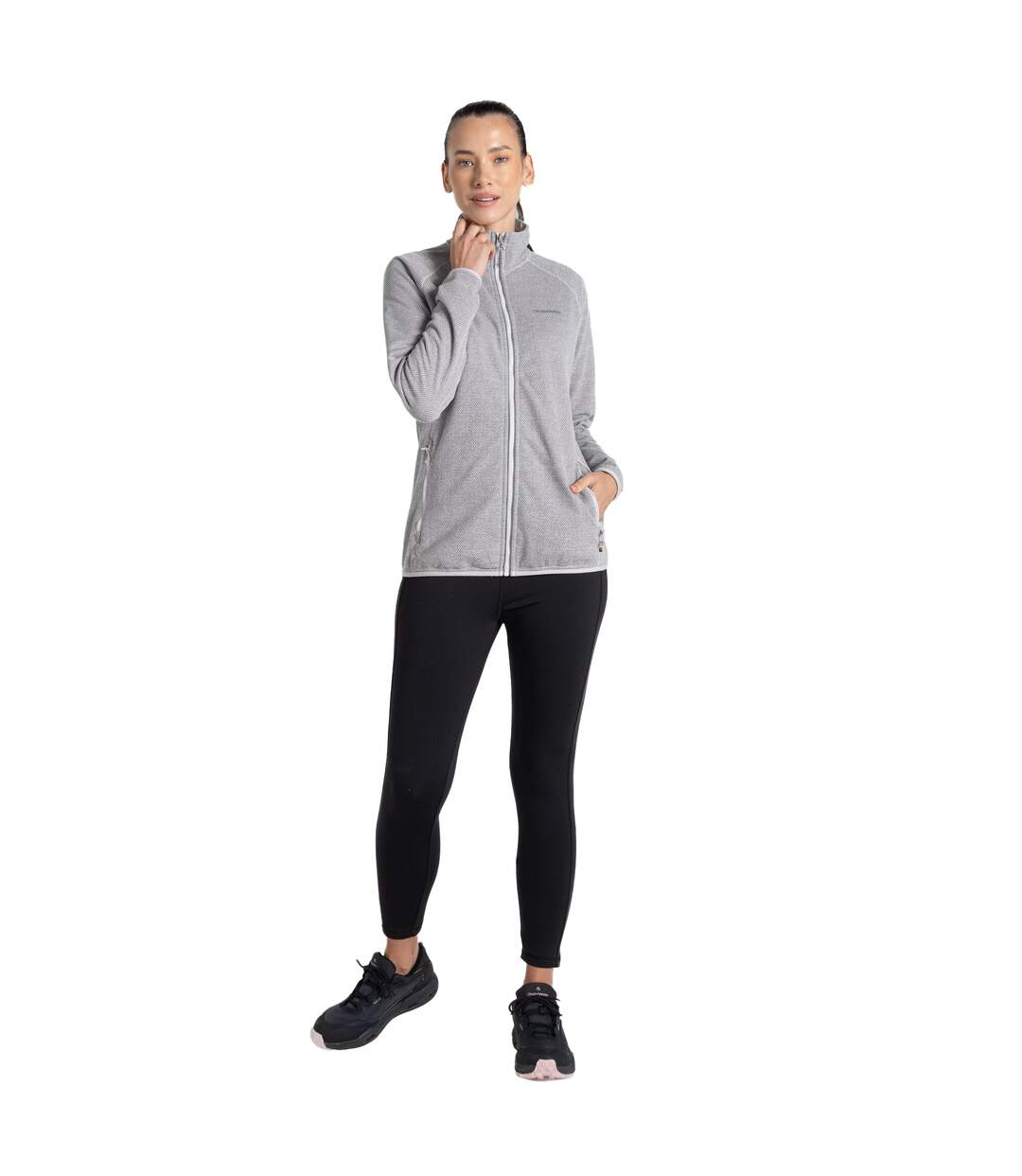Veste Polaire Tarvos Femme Gris Lunaire Chiné Craghoppers-4