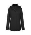 Kariban Womens/Ladies Hooded Parka Jacket (Black) - UTPC2665