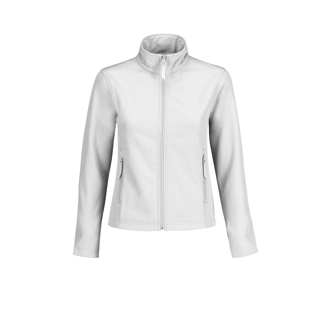 Veste softshell femme blanc B&C-1