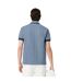 Mens Monogram Jacquard Classic Polo Shirt Blue Lacoste-3