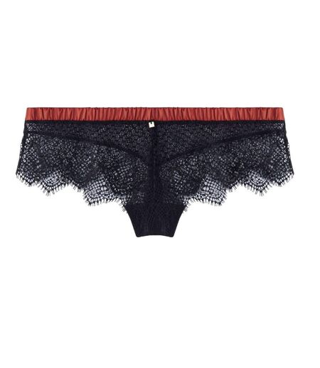 Shorty tanga noir/cuivre Impertinente