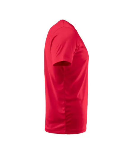 T-shirt Run Homme Rouge Printer RED