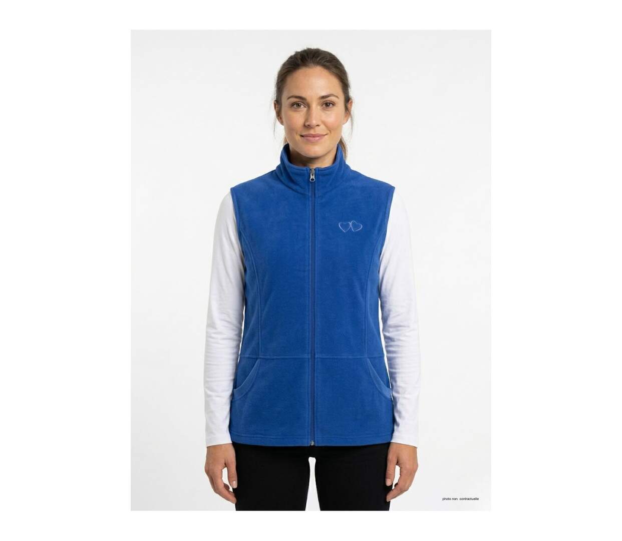 AXXANO AH1190 – Gilet sans manches polaire Bleu Lavande : douceur et confort féminin-1