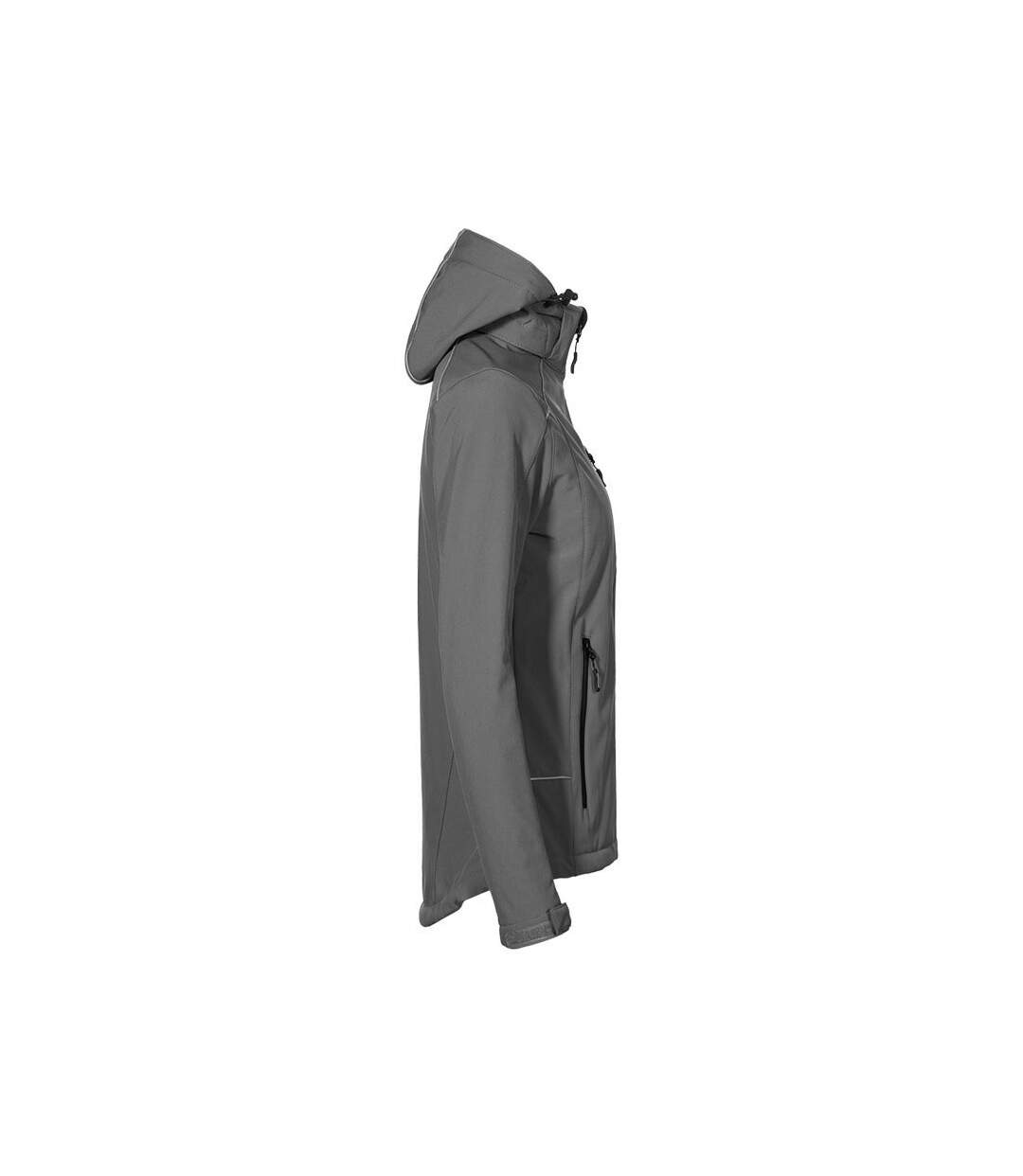 Veste Softshell Femme Gris Acier Uni Promodoro-3