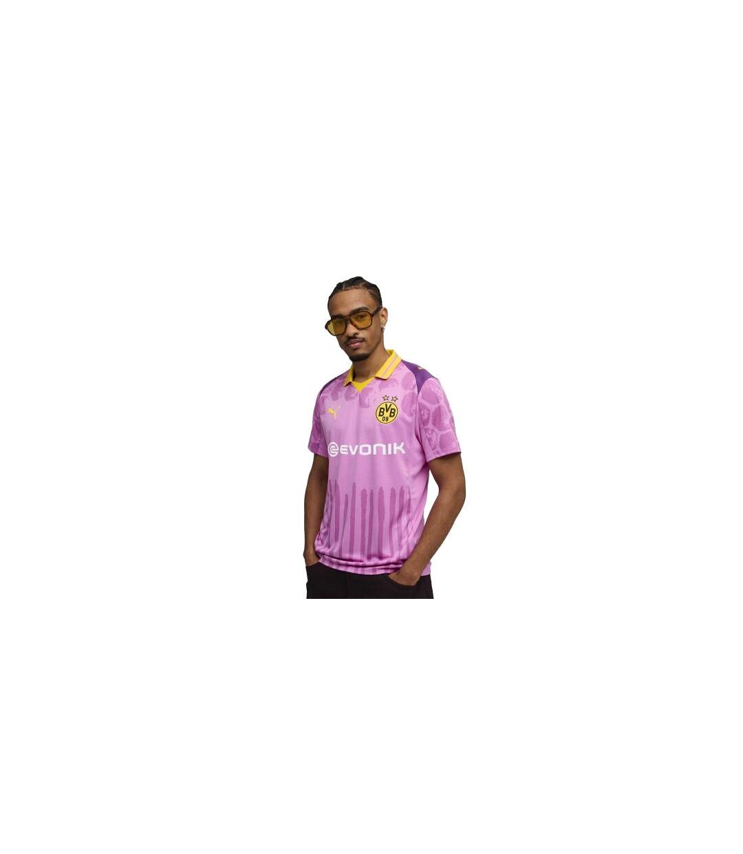 Maillot Third 25/26 Adulte Mauve Jaune Borussia Dortmund-1