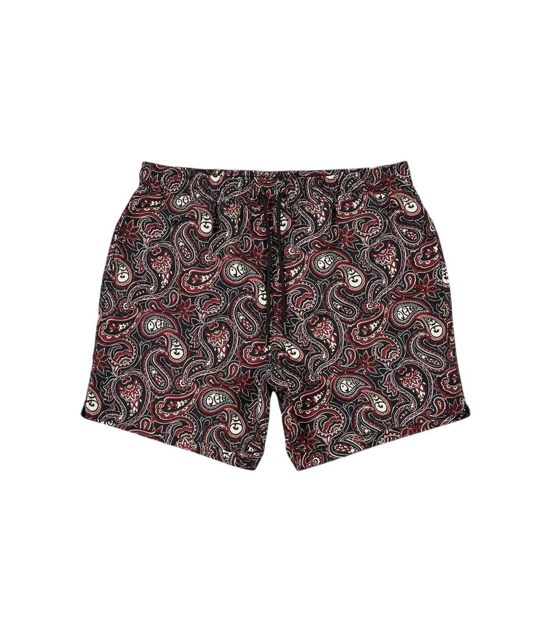 Short De Bain Natation Homme Noir Imprimé Pretty Green-1