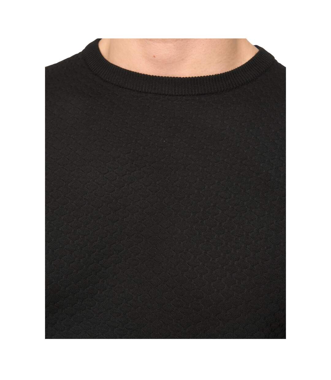 Mens Mataso Knitted T-shirt Black Duck And Cover-4
