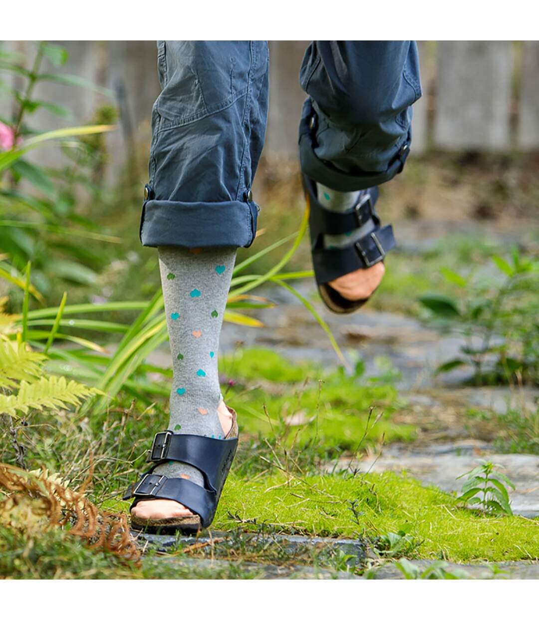 VIM&VIGR Chaussettes Contention Mollet Fantaisie Femme Homme | Coton 15-20 mmhg-4