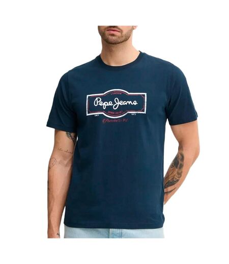T-shirt marine homme pepe jeans daxton - l