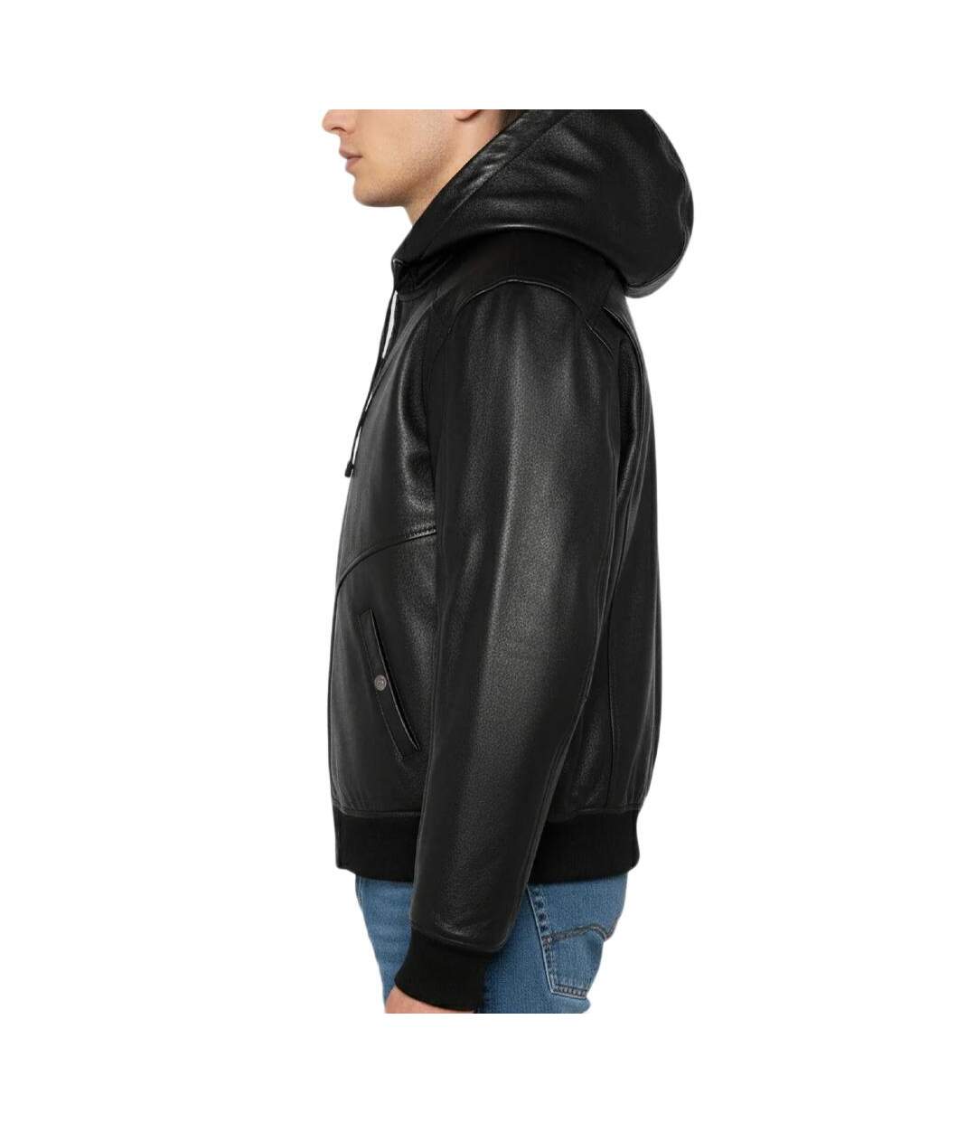 Blousons noir homme schott cuir lchood-2