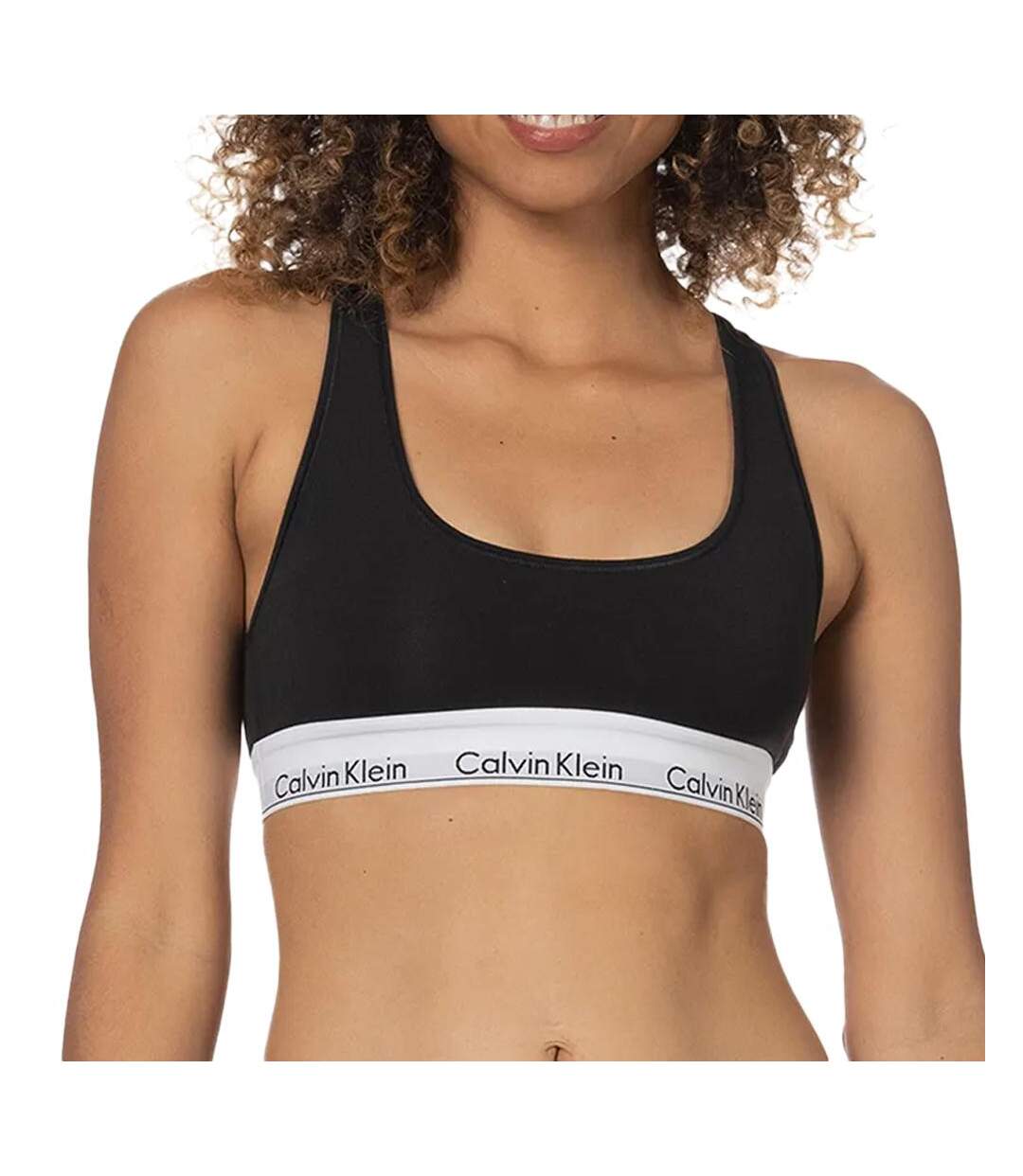 Brassière noir femme calvin klein jeans unlined 0000f3785e-1