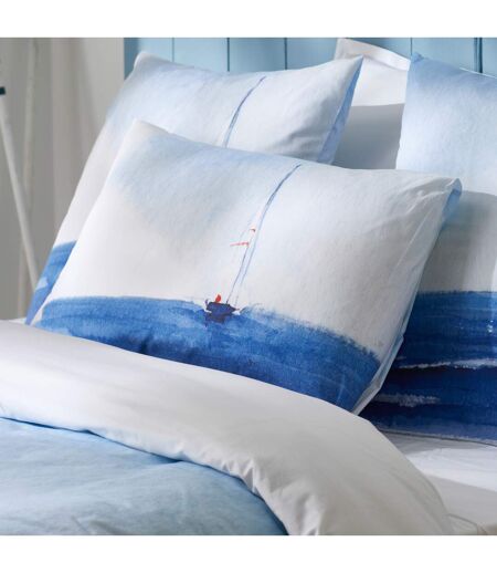Parure de lit percale de coton collection REGATE Taie 65x65 cm