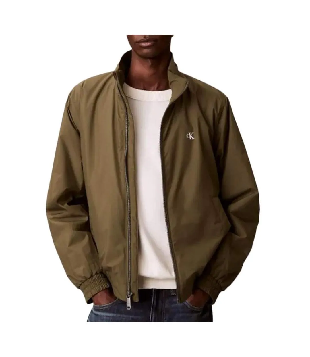 Veste verte homme calvin klein jeans ripstop-1