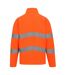 Unisex adult pro contract thor high-vis fleece jacket orange Regatta