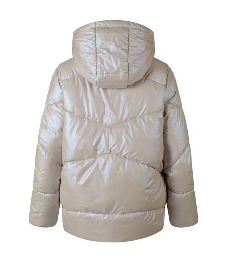 Doudoune Matelassée Motif/style Matelassé Femme Gris Minoti
