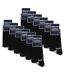 12 Pack Mens Bamboo Crew Grip Socks | Reinforced Heel & Toe Soft Non Slip Socks-2