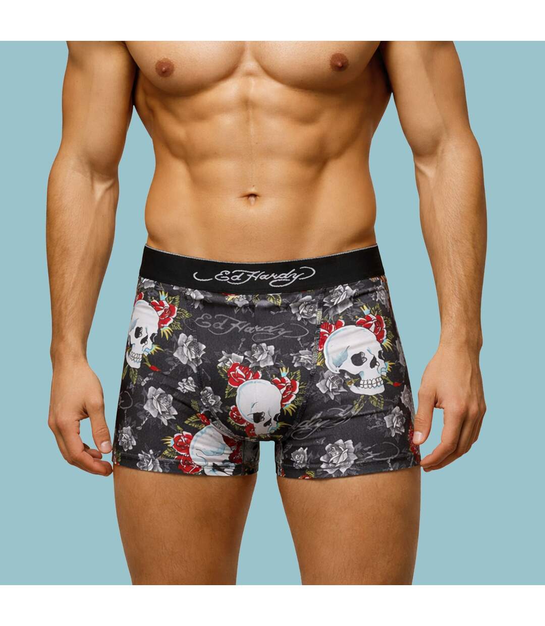 5 Pack Mens Cotton Rich Stretch Boxers with Elastic Waistband Underwear-5