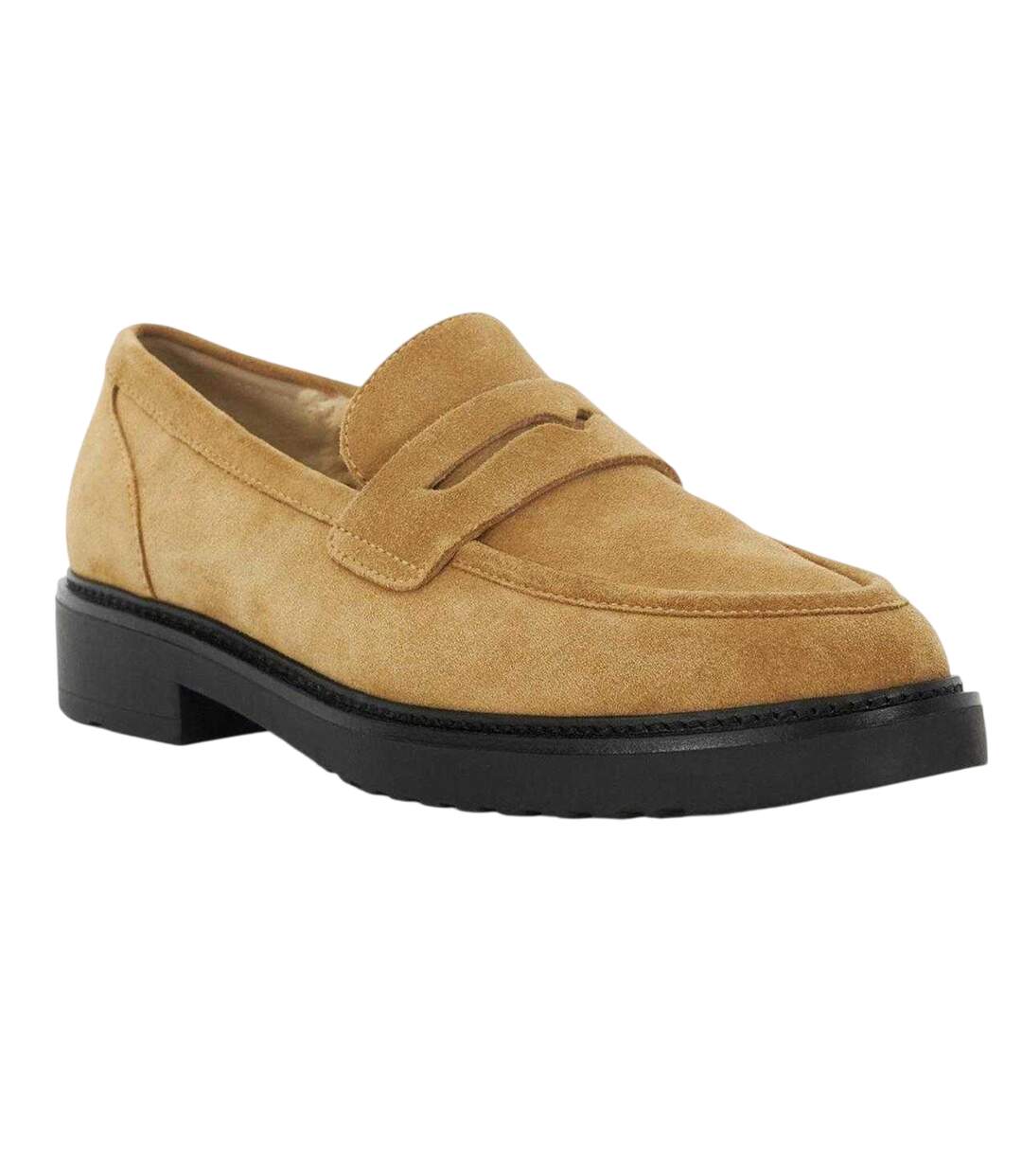 Mocassins Lo Garfeld Femme Marron Clair Dune London-4