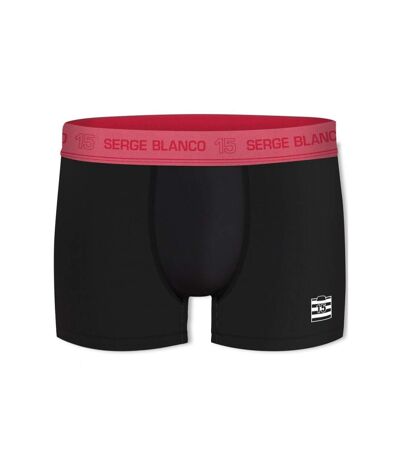 SERGE BLANCO Boxer Homme Coton HYPE Noir Rouge