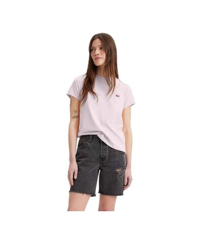 Womens/ladies The Perfect T-shirt Mauve Levis