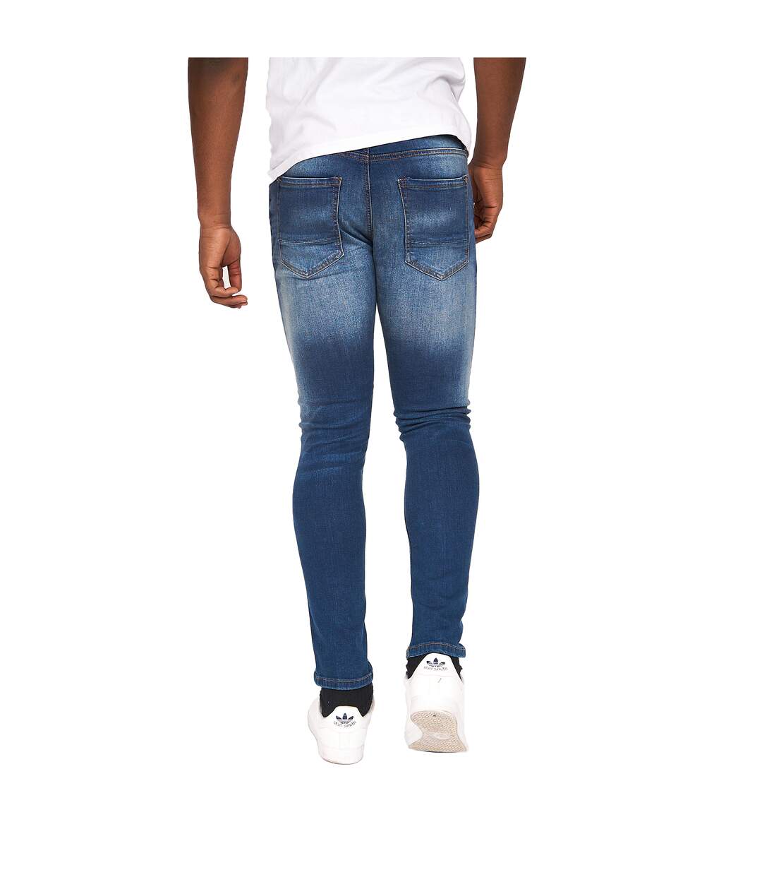 Jean barbeck homme bleu teinté Crosshatch-2